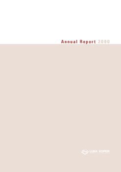 Luka Koper - annual report 2000